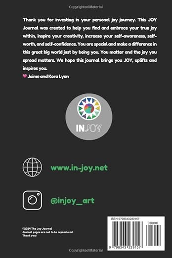 The Joy Journal (Only Available On Amazon)